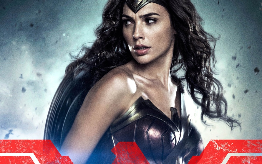 wonder woman batman v superman character poster